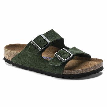 Arizona Birkenstock Soft Footbed Semisove Damske Zelene | SK 14NWY